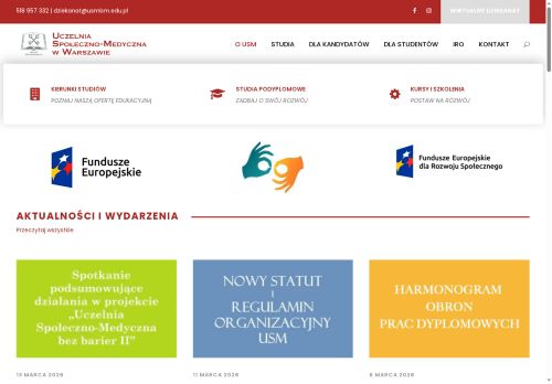 Uczelnia Społeczno-Medyczna w Warszawie